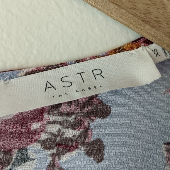 ASTR The Label Floral Wrap Romper Revolve - Picture 6 of 7